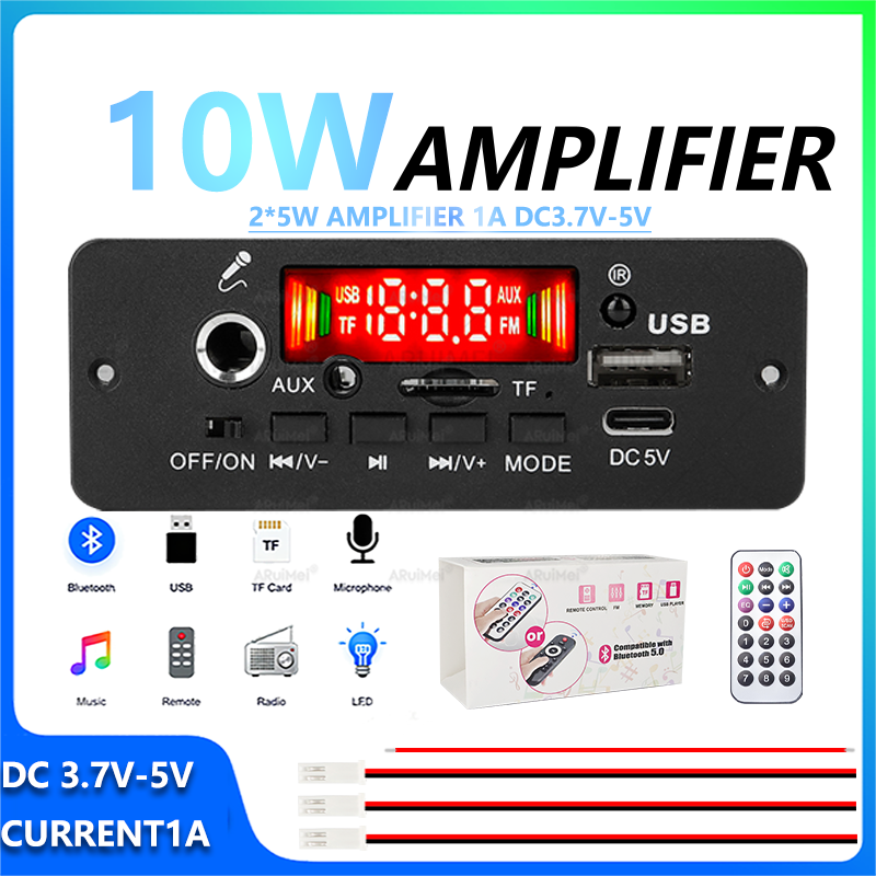 Desk Setup Kit - 10 واط كاملة بلوتوث 5.0 مكبر