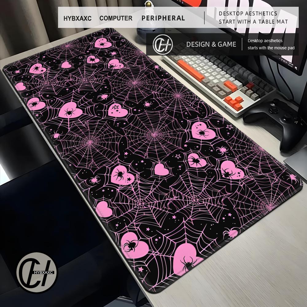 Desk Setup Pink - لوحة ماوس مكتبية 90×40 سم بتصميم