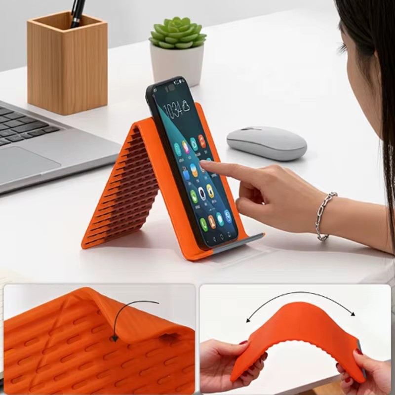 Desk Setup Home Office - حامل هاتف مرن قابل للطي من