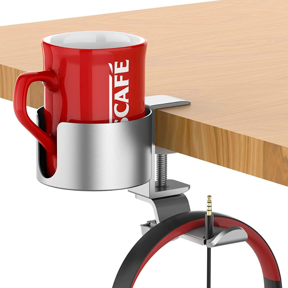 Desk Setup Office - 360 ° حامل سماعات رأس دوار
