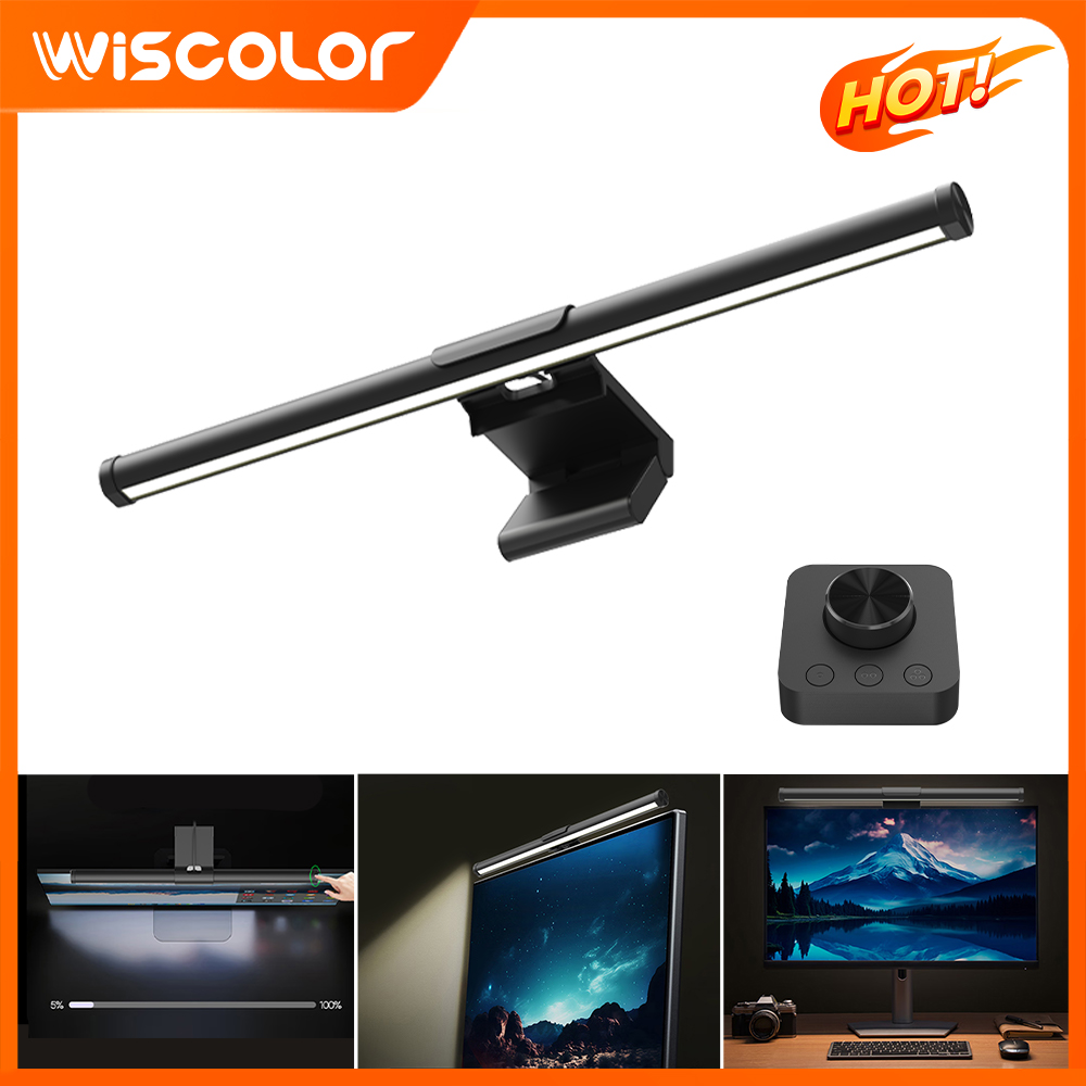 Desk Setup Accessories - شريط إضاءة ذكي لشاشة الكمبيوتر بتقنية