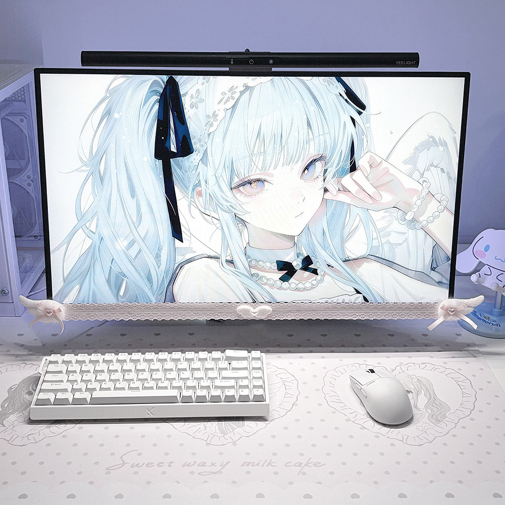 زينة شاشة جديدة من الدانتيل ال - مراجعة Desk Setup Home Office وسعره