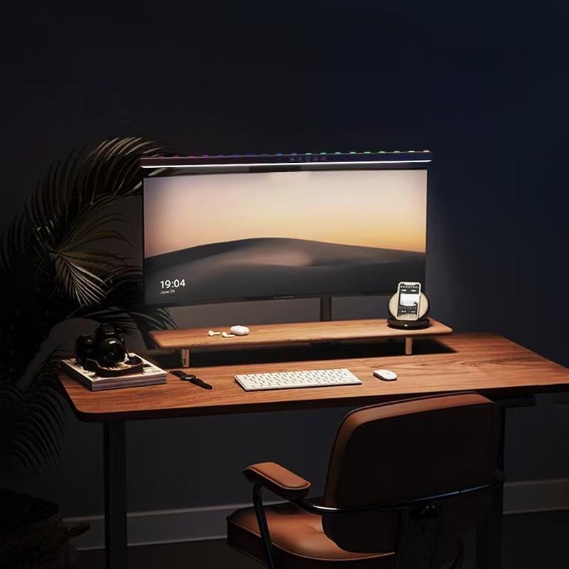 مصباح مكتبي معلق بإضاءة شاشة L - مراجعة Desk Setup Light وسعره