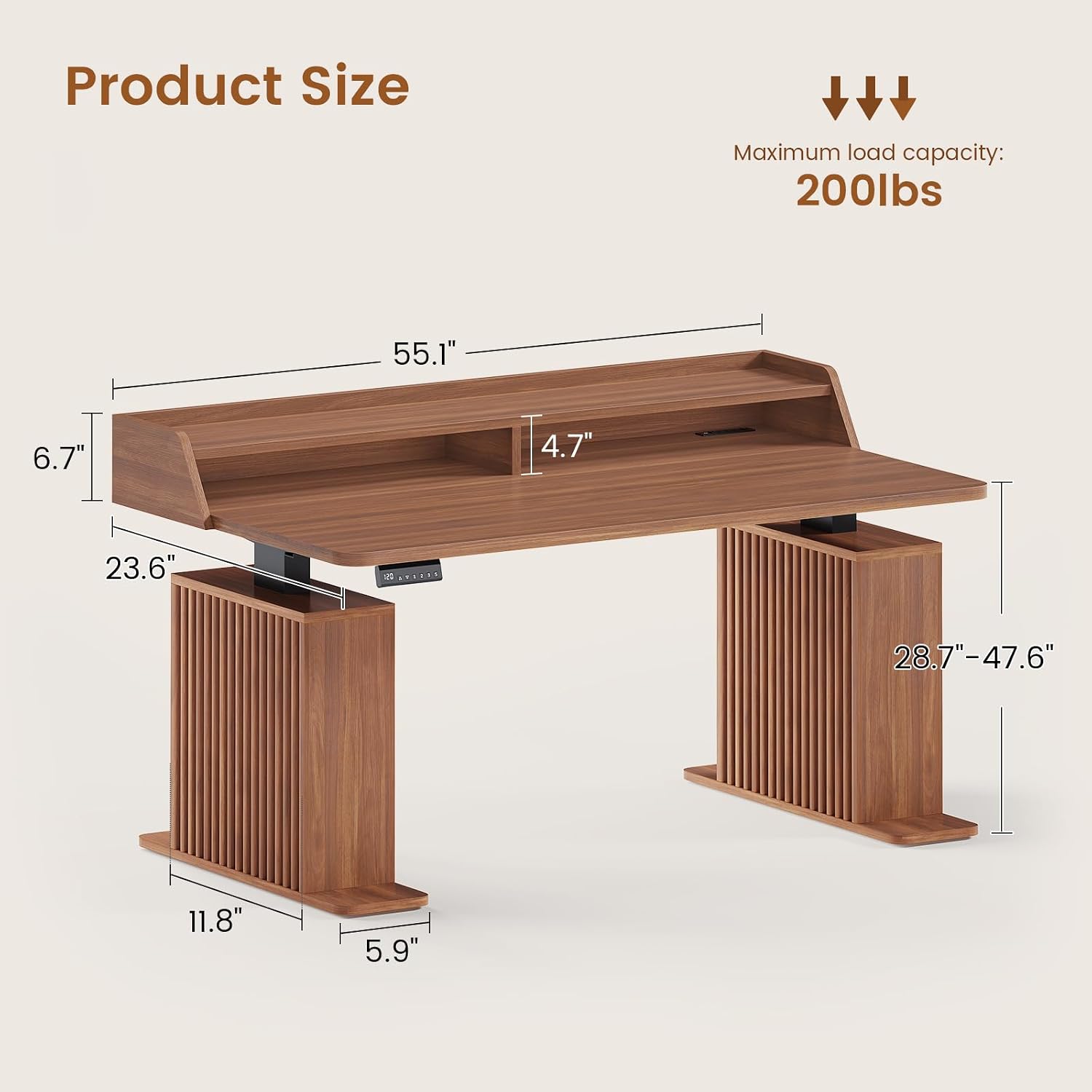 مكتب قابل لتعديل الارتفاع بارت - مراجعة Desk Setup Home Office وسعره