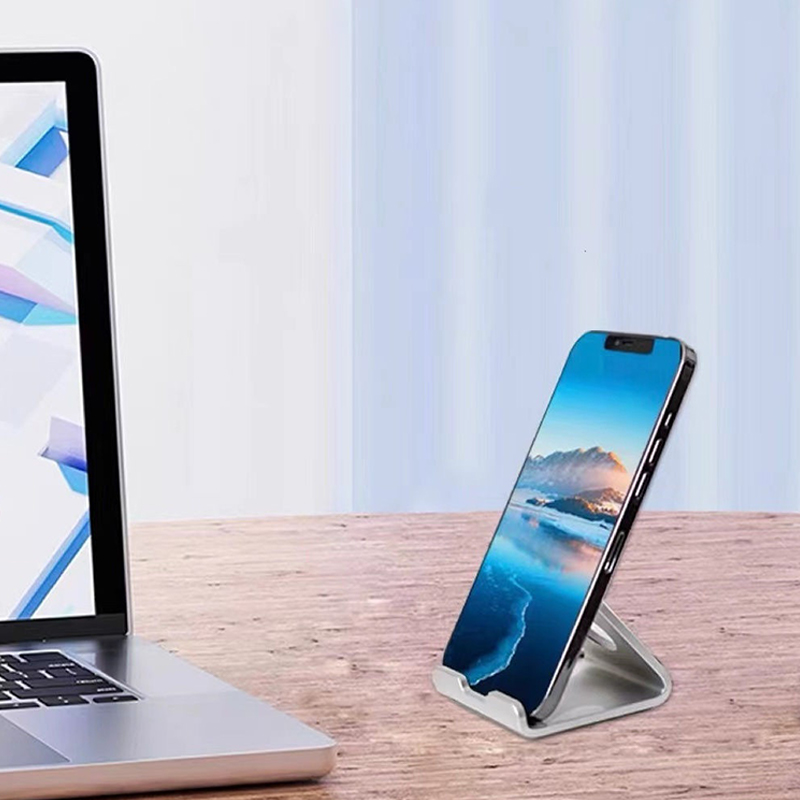 حامل هاتف محمول معدني لسطح الم - مراجعة Desk Setup Organization وسعره