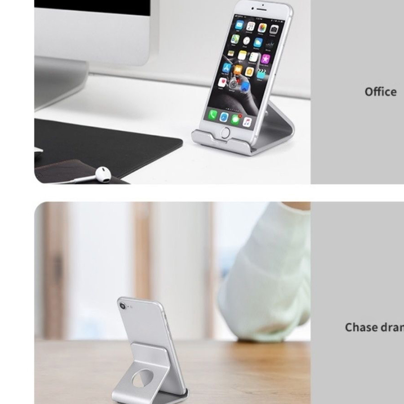 حامل هاتف محمول معدني لسطح الم - مراجعة Desk Setup Organization وسعره