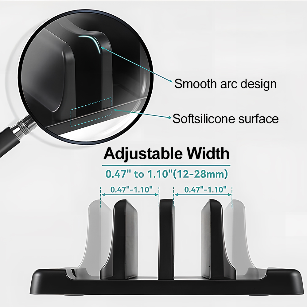 حامل كمبيوتر محمول من مادة ABS - مراجعة Desk Setup Organization وسعره