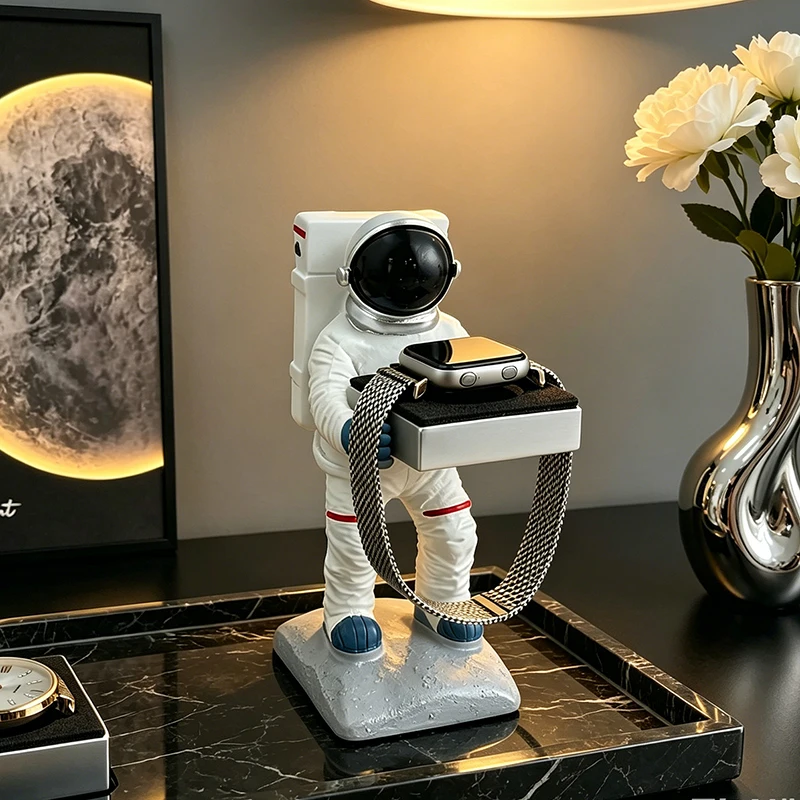 حامل ساعة إبداعي على شكل رائد  - مراجعة Desk Setup Home Office وسعره