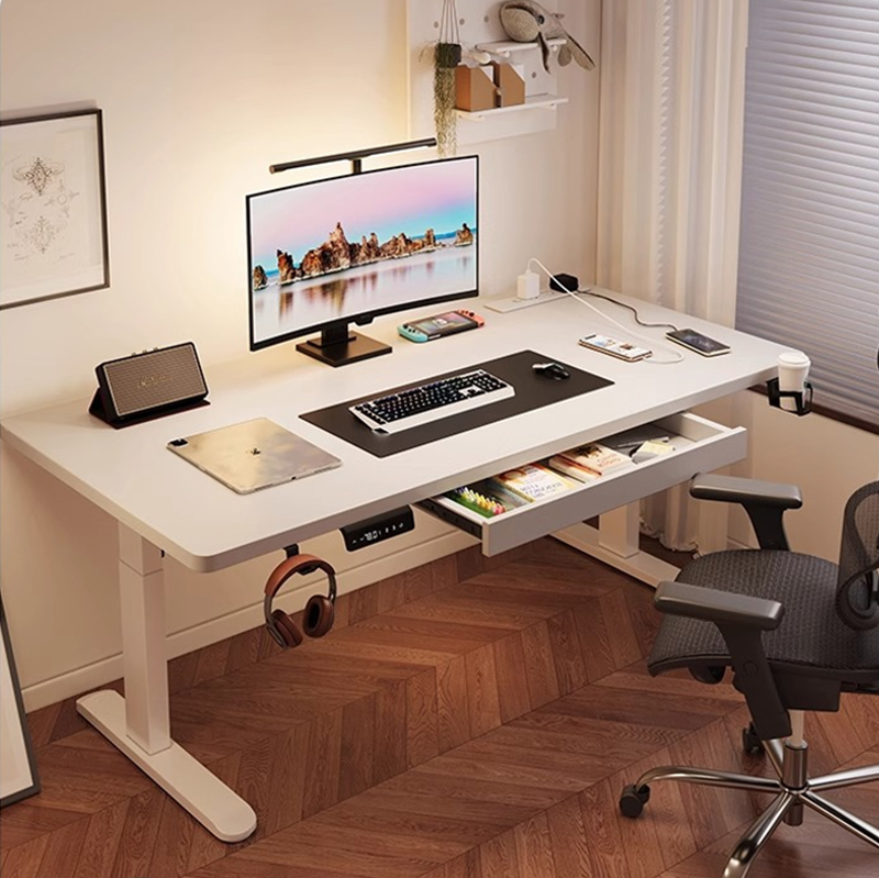 مكتب كهربائي حديث قابل للتعديل - مراجعة Desk Setup Office وسعره